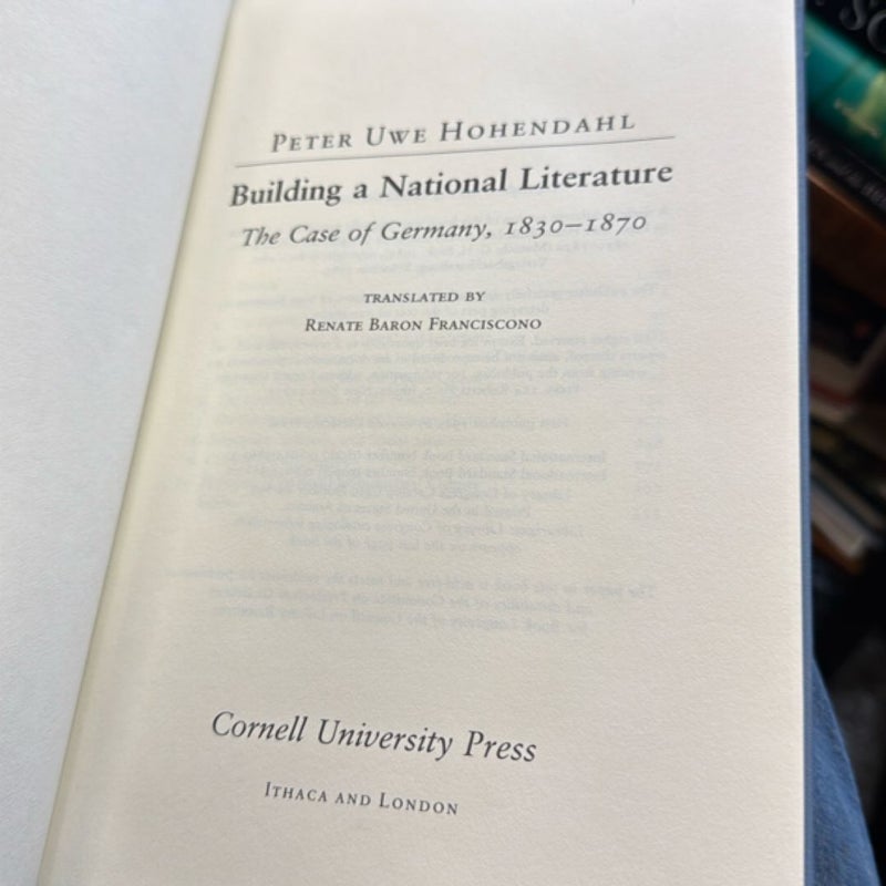 Building a National Literature