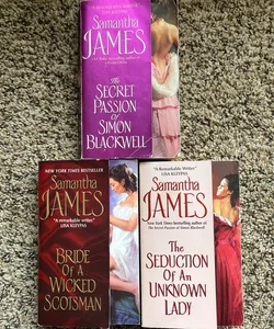 complete series on stepback Bride of a Wicked Scotsman, The seduction of an unknown lady, & the secret passion of simon blackwell