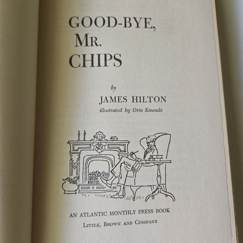 Good-Bye Mr Chips vintage hardcover