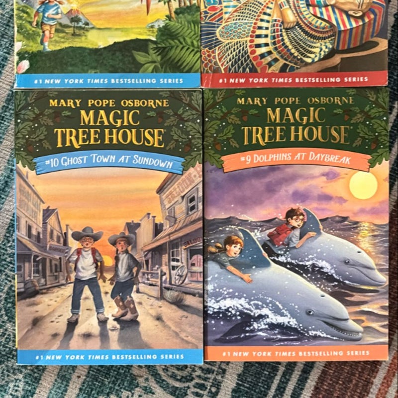 Dinosaurs Before Dark (#1, 3, 9, 10)