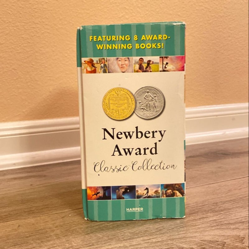 Newbery Award Classic 8 Book Collection (Bridge to Terabithia, Sarah Plain and Tall, The Graveyard Book, Julie of the Wolves, The Whipping Boy, Walk Two Moons, Inside Out & Back Again, Sounder)