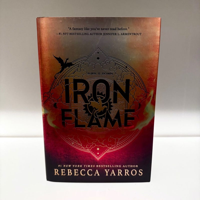 Iron Flame (1st edition/1st printing) with sprayed edges