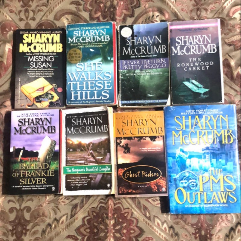 Sharyn McCrumb 8 book lot