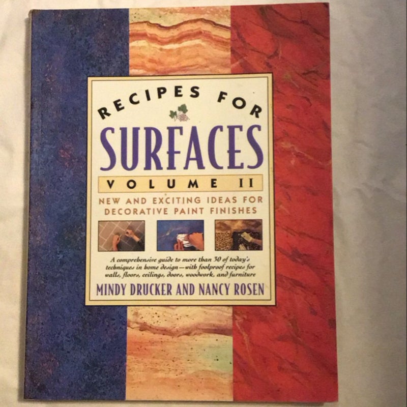 Recipes for Surfaces