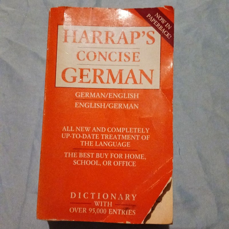 Harrap's Concise English-German Dictionary