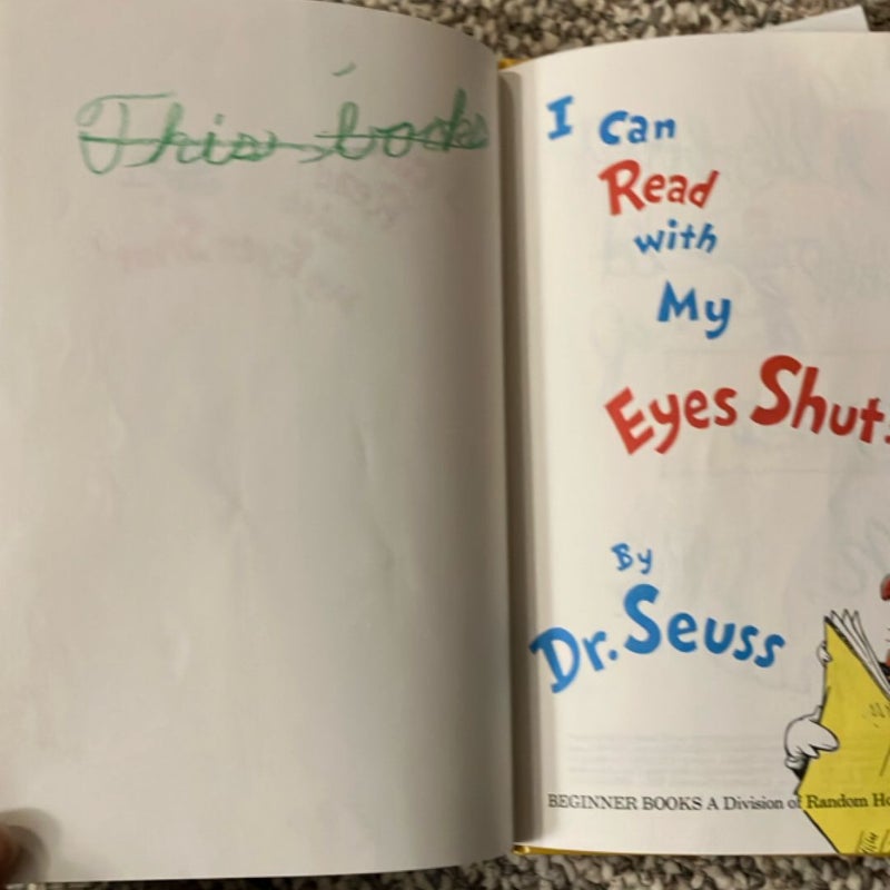 I Can Read with My Eyes Shut