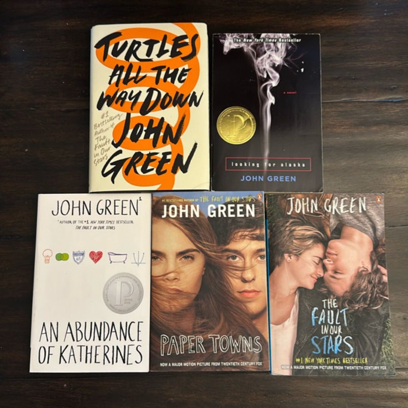 John Green Lot of 5 Books