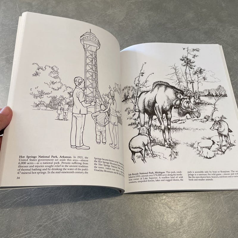 National Parks Coloring Book