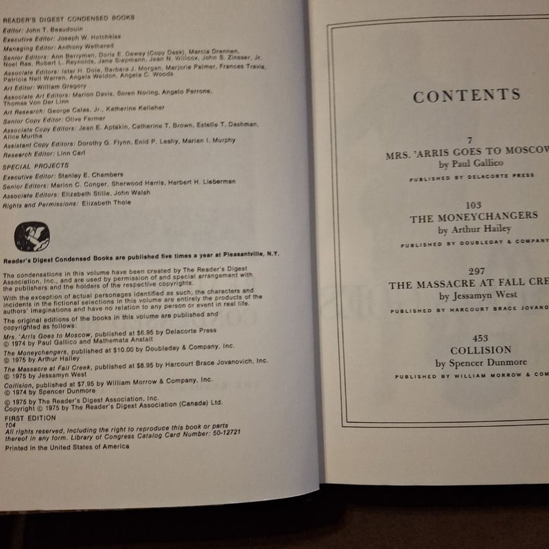 Reader's Digest Condensed Book Vol.3 1975