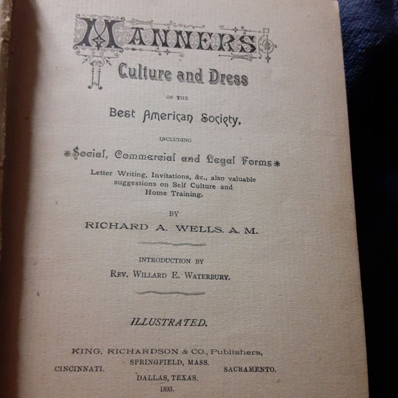 Manners and Culture Dress