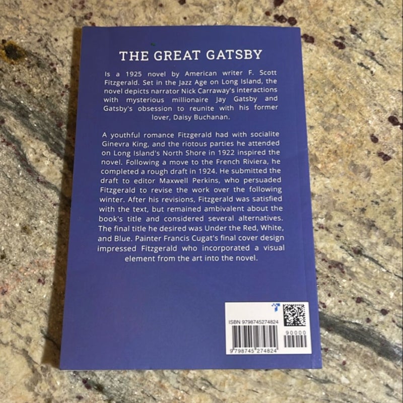 The Great Gatsby: the Original 1925 Edition (a F. Scott Fitzgerald Classic Novel)