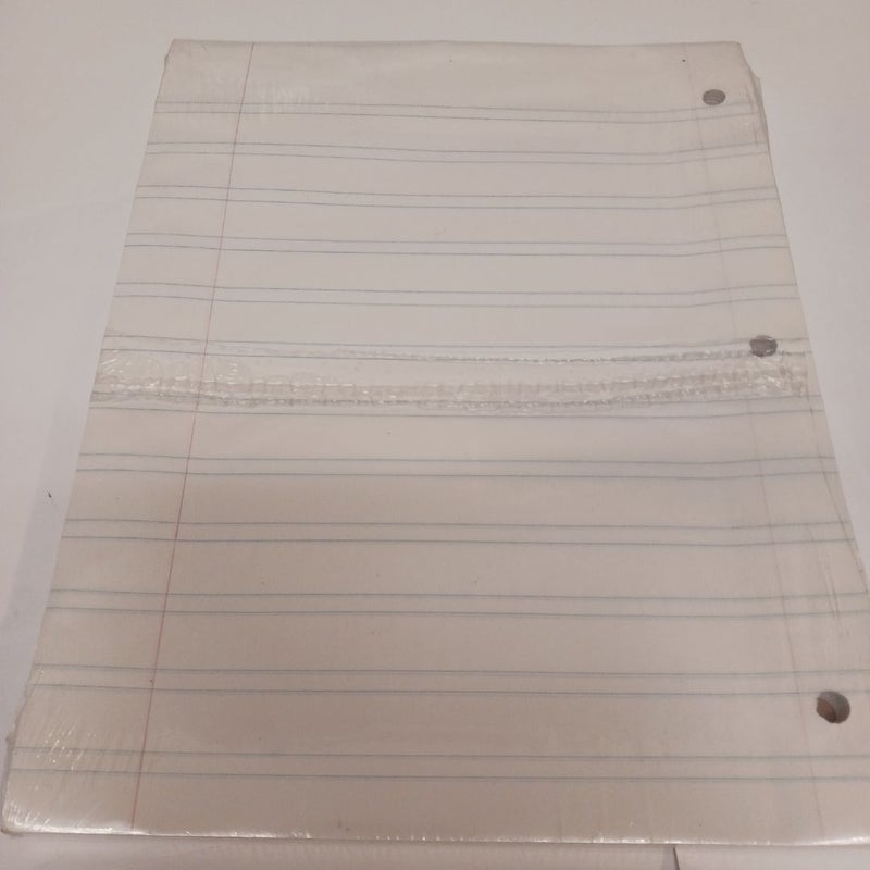 HWT Regular. Double Line Notebook Paper