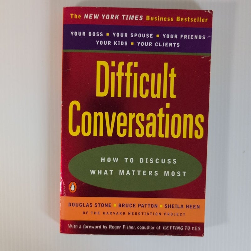 Difficult Conversations
