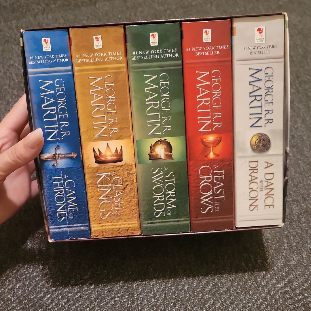 Game of Thrones 5-Book Boxed Set, Export Edition (Mass Market)