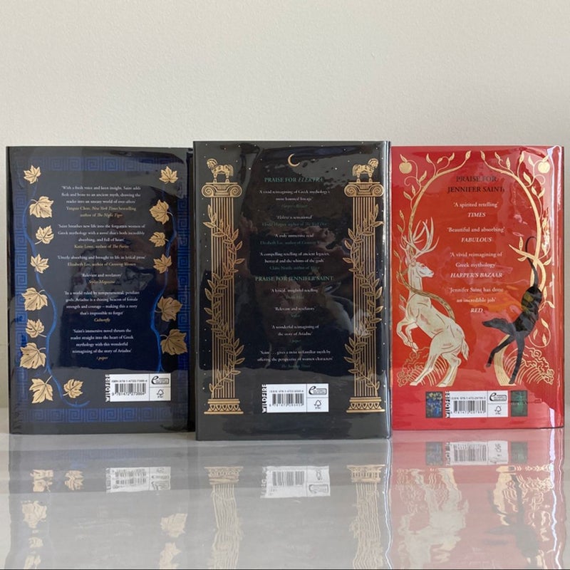 Waterstones Ariadne, Elektra & Atalanta SIGNED First Editions 1st Printings