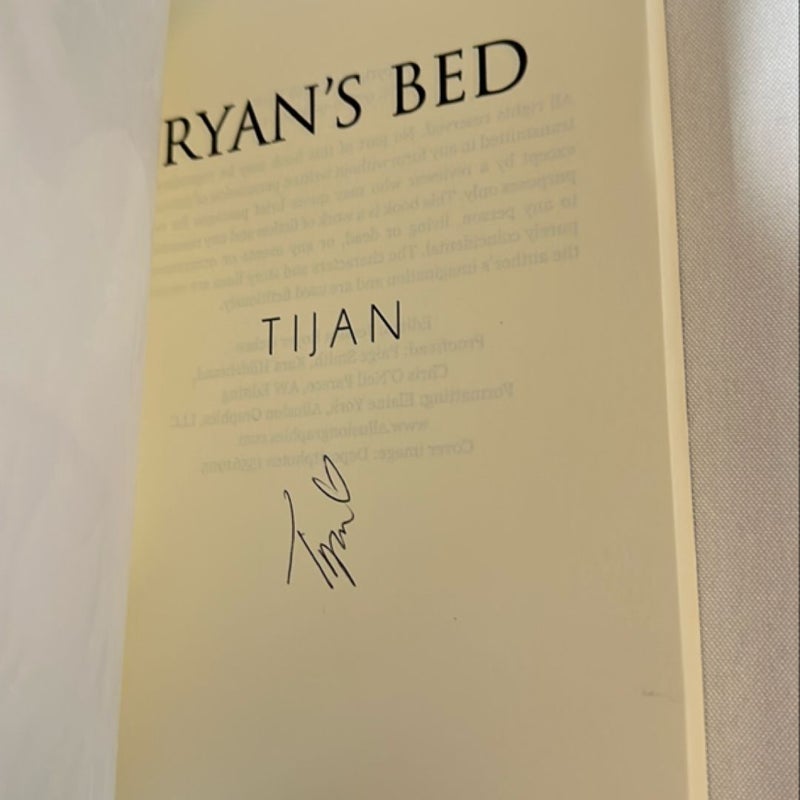 Ryan's Bed - Signed