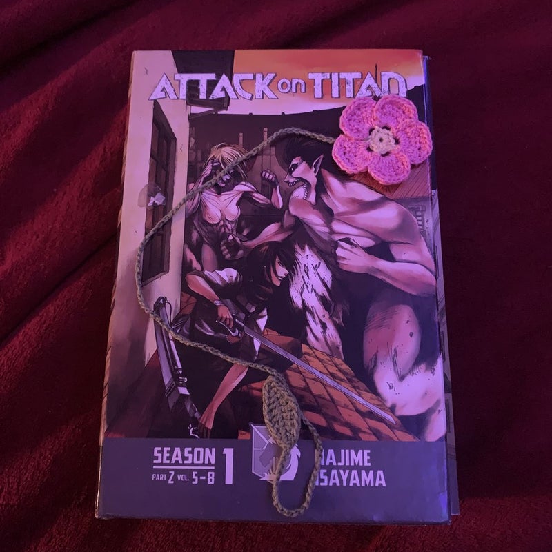 Attack on Titan Season 1 Part 2 Manga Box by Isayama, Hajime