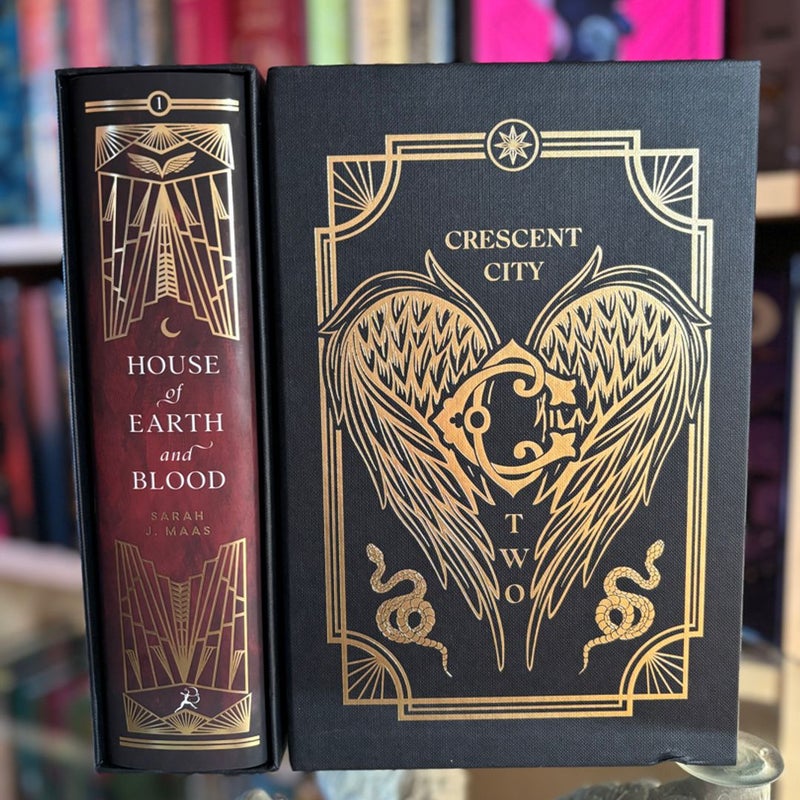 Fairyloot Exclusive Edition Crescent City Set House of Earth and Blood House of Sky and Breath