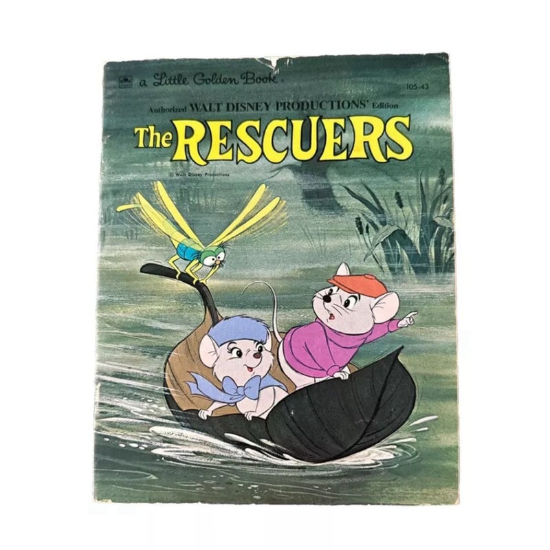 A Little Golden Book Walt Disney Productions Edition Rescuers 1977