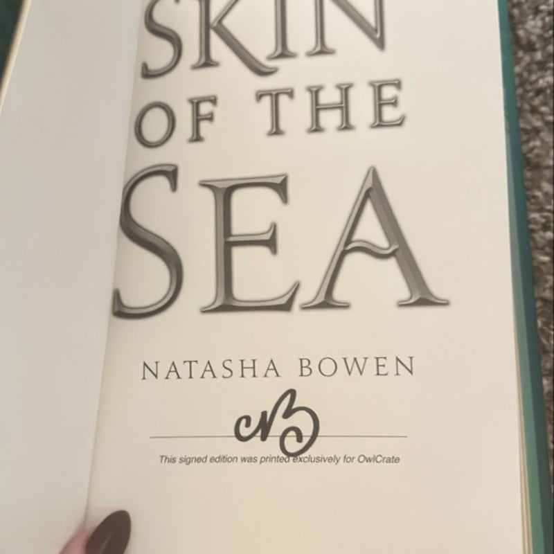 Skin of the Sea Owlcrate Signed Edition