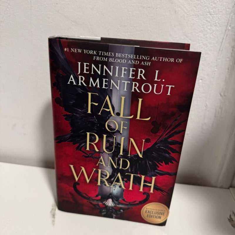 Fall of Ruin and Wrath SIGNED B&N Exclusive