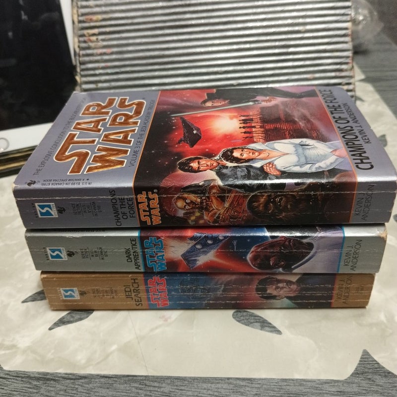 Star Wars lot  (The Jedi Academy) Jedi Search, Dark Apprentice, Champions of the Force