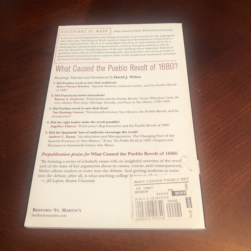 What Caused the Pueblo Revolt of 1680?