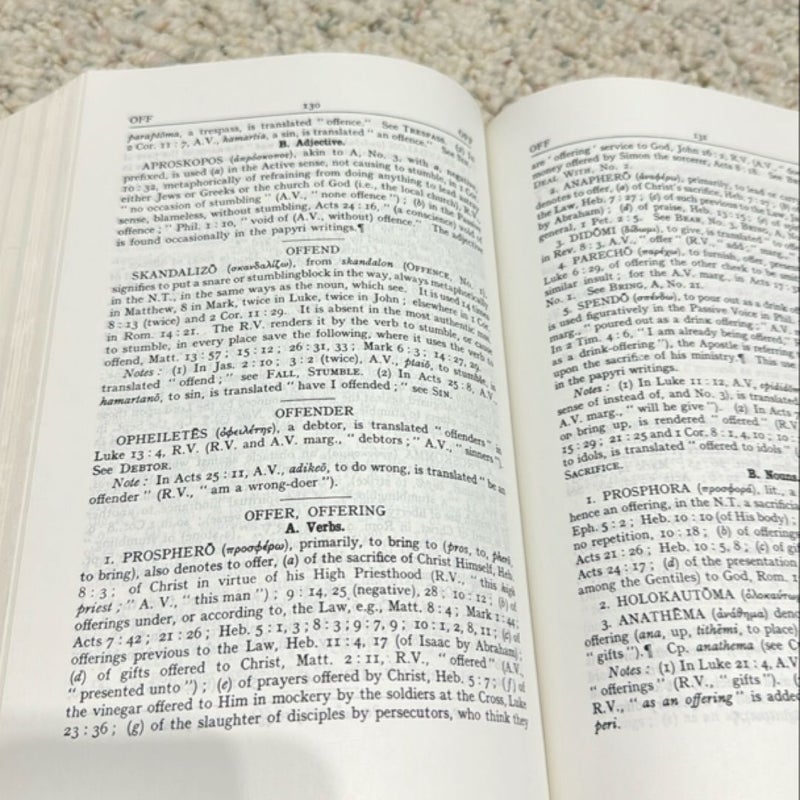 Expository Dictionary of New Testament Words 