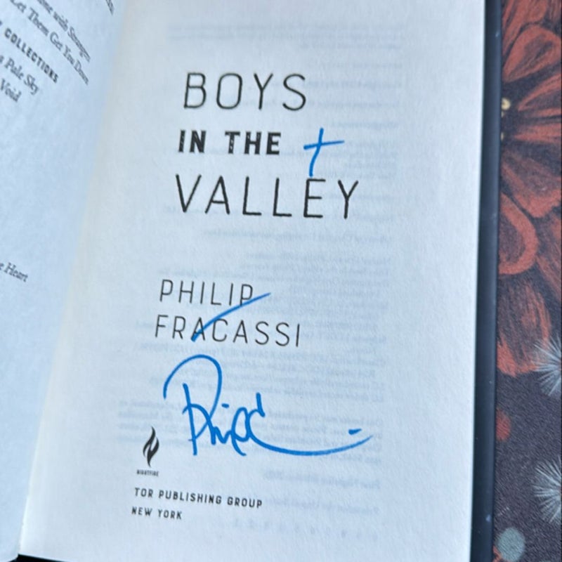 Boys in the Valley - signed