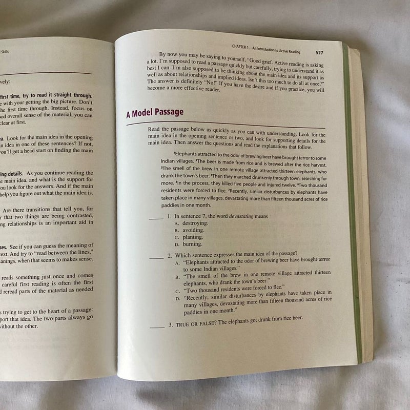 Ten Steps to Building College Reading Skills