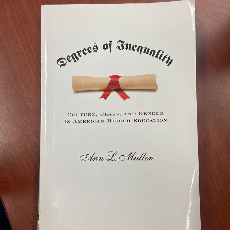 Degrees of Inequality