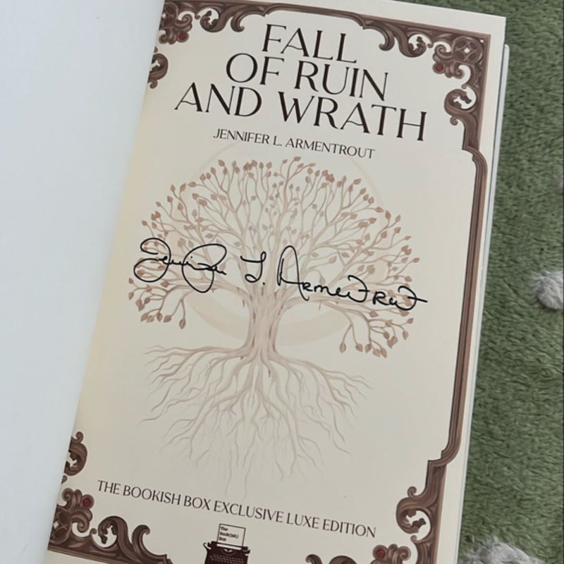 Fall of Ruin and Wrath (bookish box edition)
