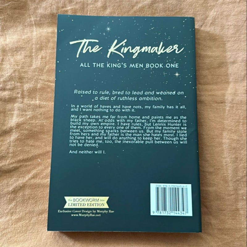 The Kingmaker (SIGNED the bookworm box OOP edition) 