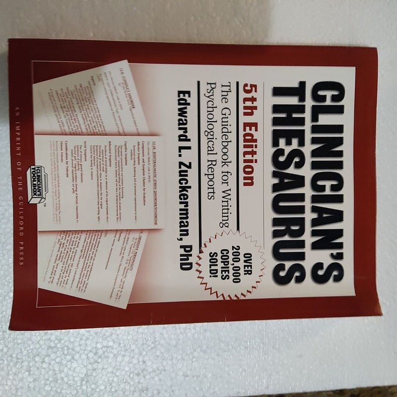 Clinician's Thesaurus