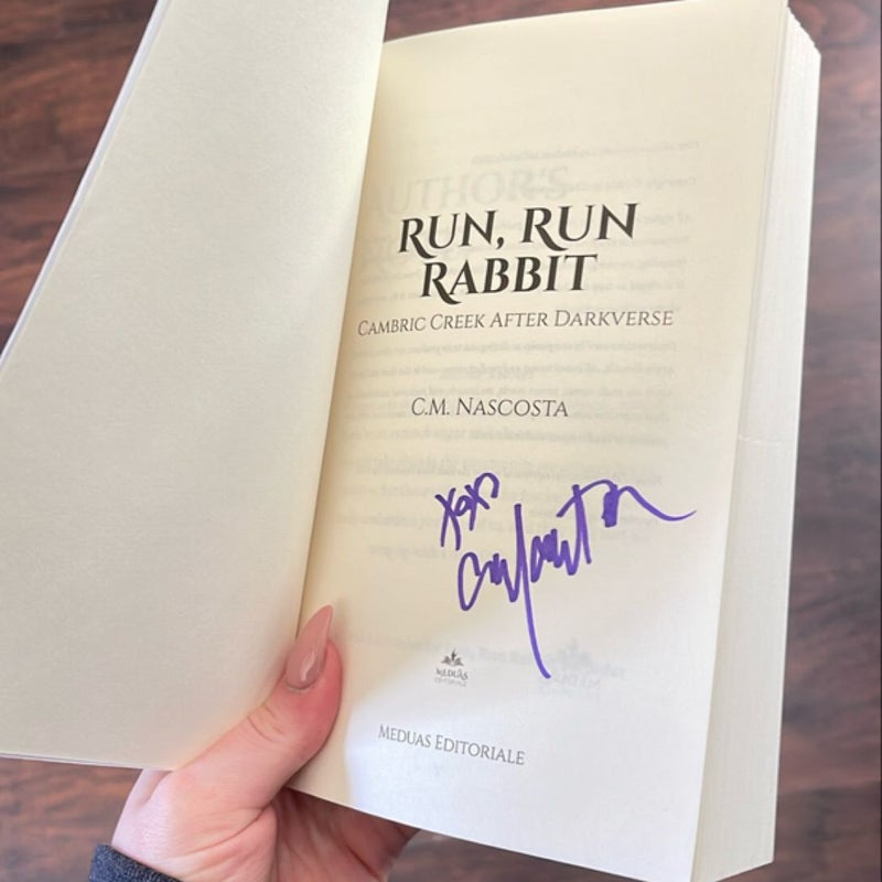 Run, Run, Rabbit *SIGNED BY AUTHOR*
