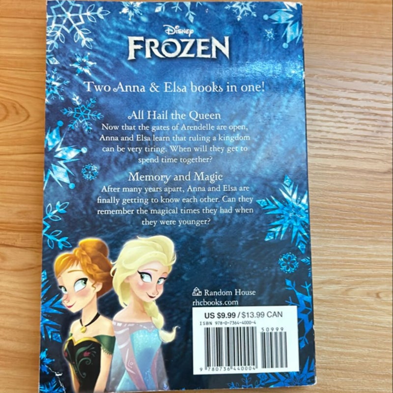 Anna and Elsa #1: All Hail the Queen/Anna and Elsa #2: Memory and Magic (Disney Frozen)