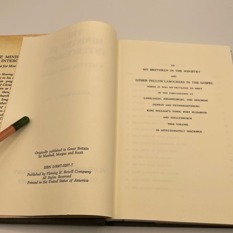The Ministry of Intercession