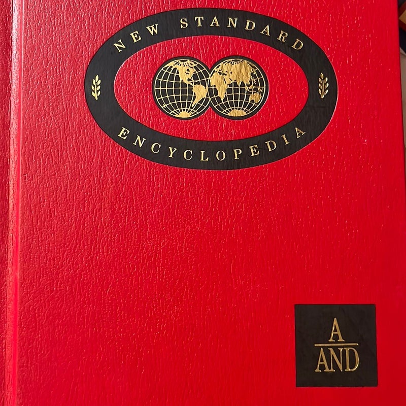 The New Standard Encyclopedia Book Set with World Maps Inside