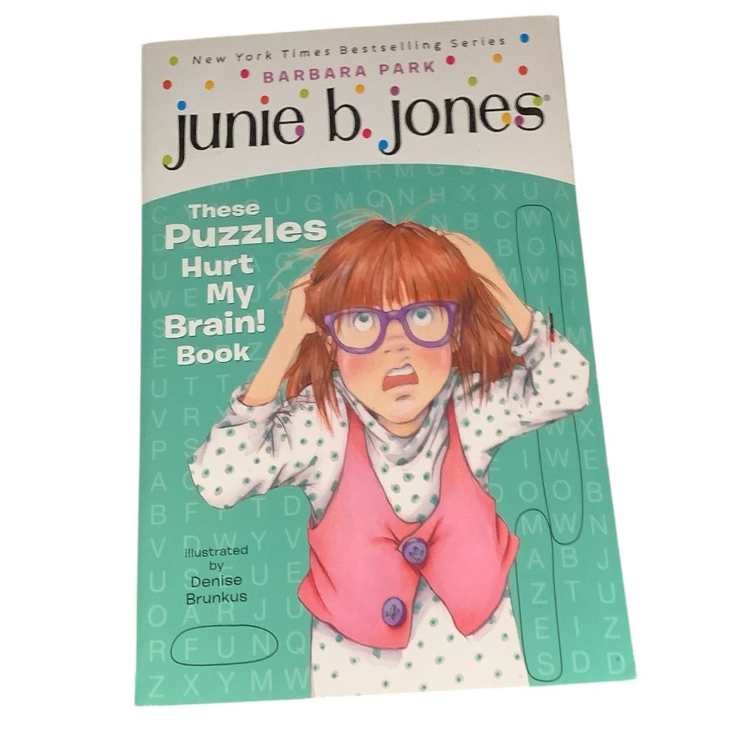 Junie B. Jones: These Puzzles Hurt My Brain! Book