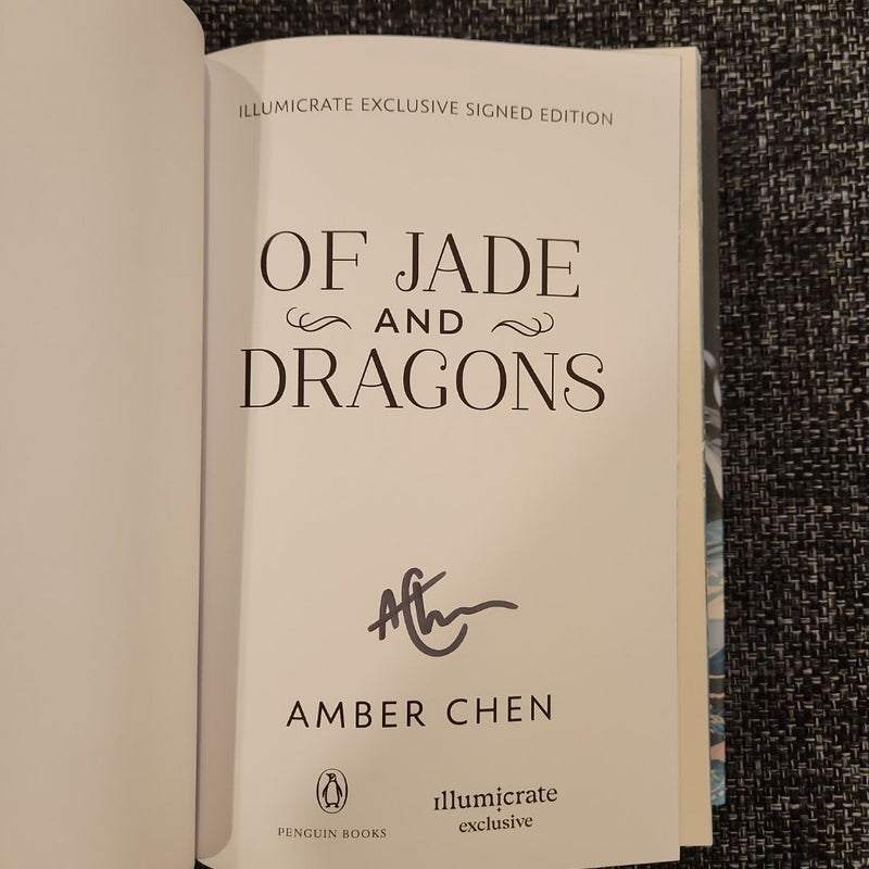 Of Jade and Dragons - Illumicrate, signed