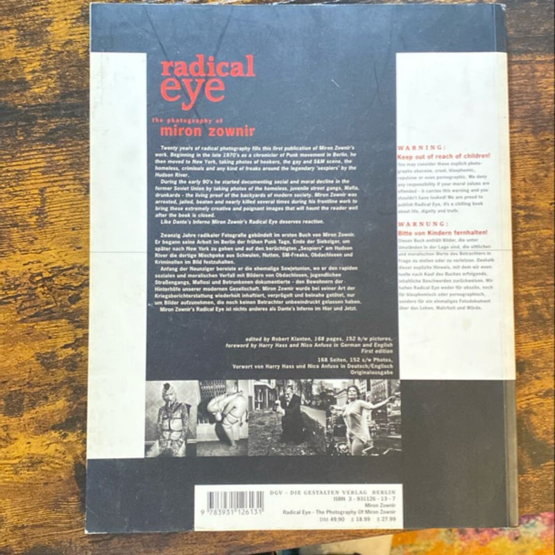 【美品】 radical eye by miron zownir Radical Eye: The Photography of Miron Zownir by Zownir