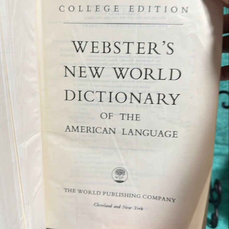 Webster’s New World Dictionary 