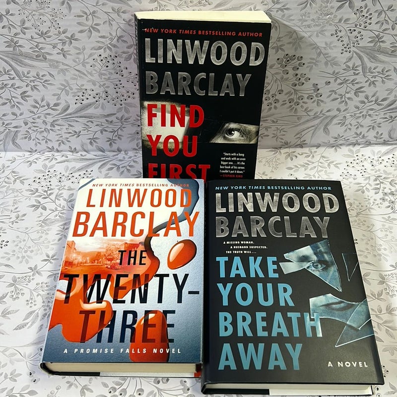 Linwood Barclay 2 Hardcover 1 Paperback Bundle