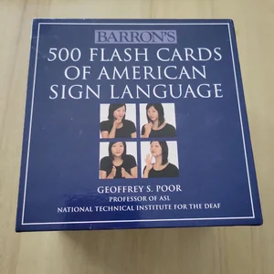 500 Flash Cards of American Sign Language