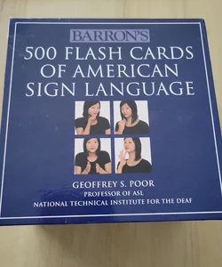 500 Flash Cards of American Sign Language