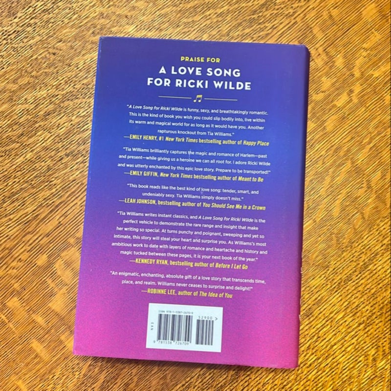 A Love Song for Ricki Wilde