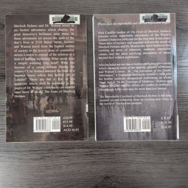 The Improbable Casebook of Sherlock Holmes by Nick Cardillo