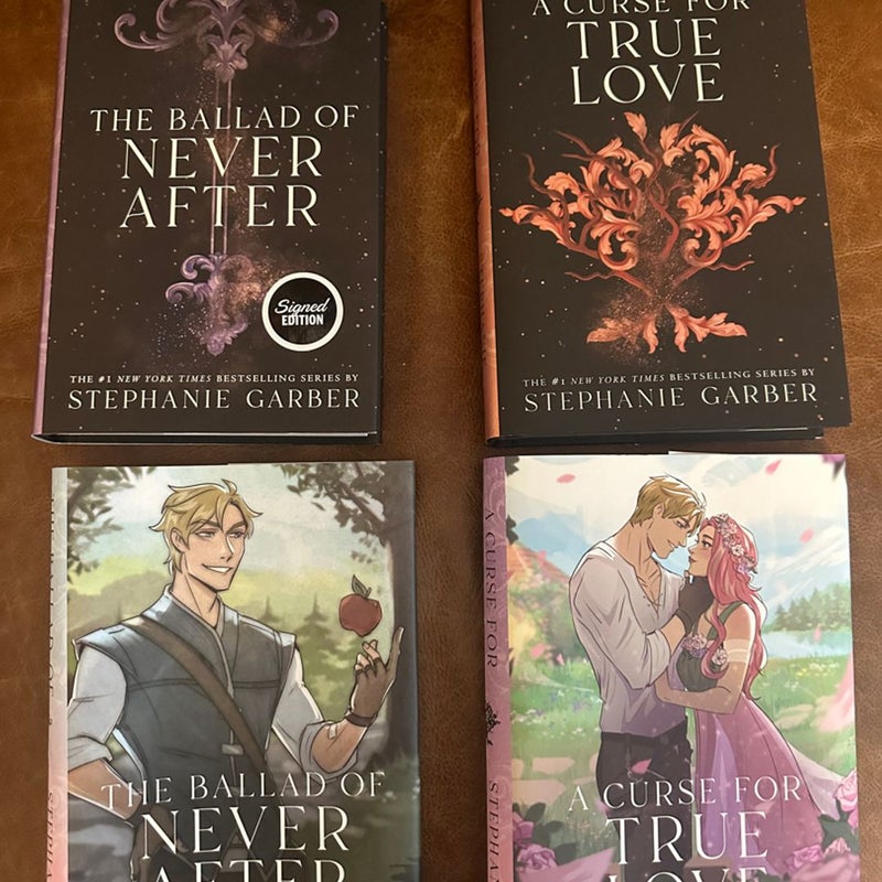 The ballad of never after signed & a curse for true love preorder dust jackets