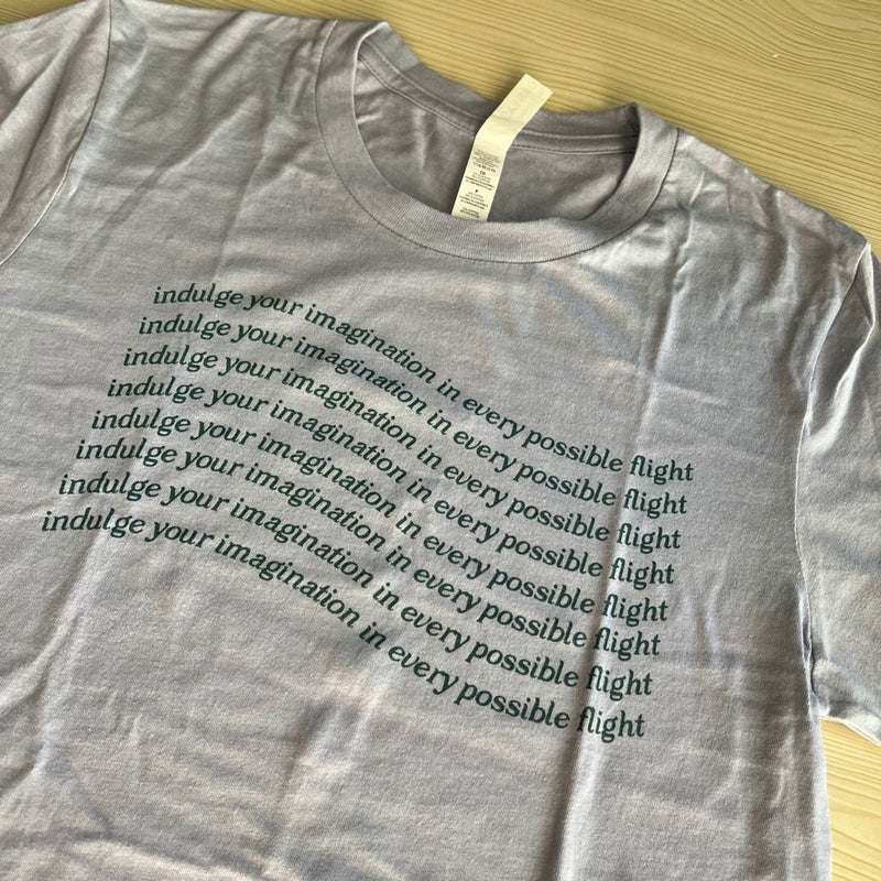 Inkwell Threads Bookish Tee: Jane Austen Imagination Quote