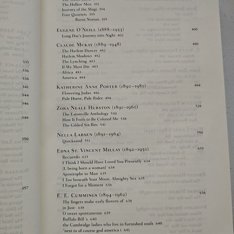 The Norton Anthology of American Literature, 1974 - 1945